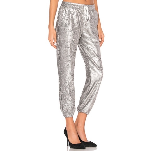 David Lerner Sequin Lounge Jogger - Picture 2 of 9